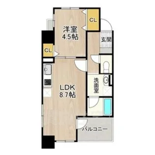 CITY SPIRE 名古屋大須【2階】の間取り