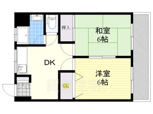 松本ビル【503号室】の間取り