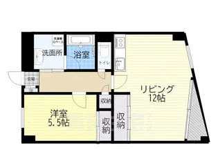 伊丹駅前サンハイツ【5階】の間取り