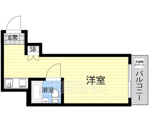 シャトー京橋【1階】の間取り