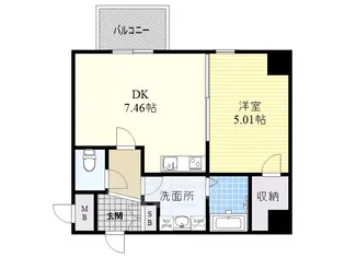 ヴィヴァーチェ2番館【2階】の間取り