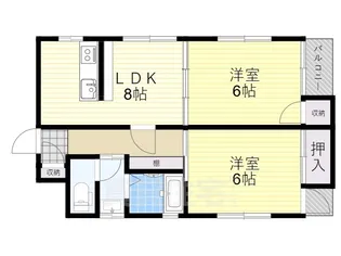 ヴィランディ【4階】の間取り