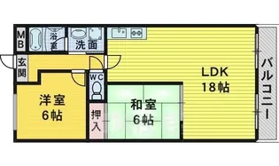 しののめハイツ【3階】の間取り