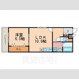 GARBO 五条大橋【2階】の間取り