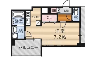 アクアプレイス京都二条城【10階】の間取り