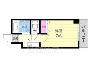 ドミール黒門【1階】の間取り