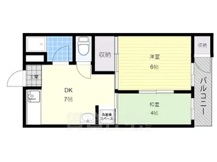 高橋マンション【1階】の間取り