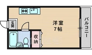 エルモハイツ【1階】の間取り