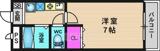 ヴィルヌーブ【2階】の間取り