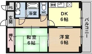 ラーク安田PART2(パートツー)【3階】の間取り