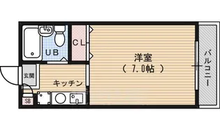グランシャリオ勝屋【5階】の間取り