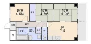レジデンス向陽【305号室】の間取り