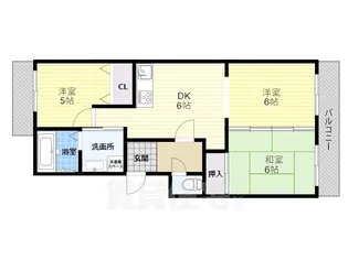 サンハイム南山本【4階】の間取り