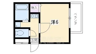 グレース桃園【2階】の間取り