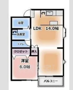 62-Oハウス【2階】の間取り