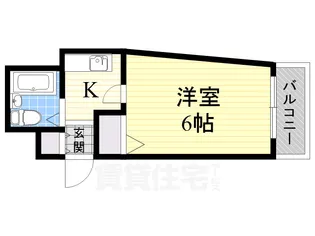 エクセルマンション野里【3階】の間取り
