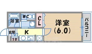リコーハイツ【3階】の間取り