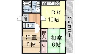グリーンウェル【206号室】の間取り
