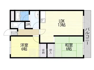 真田マンション【403号室】の間取り