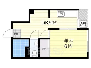 グリーンハイツ天王寺【7階】の間取り