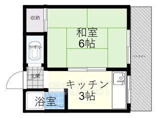 中善マンション【2階】の間取り