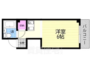 高倉ハイツ【4階】の間取り