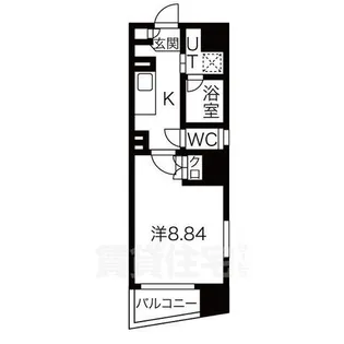 アールズタワー東山公園【6階】の間取り