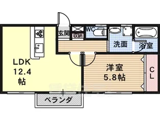 ホットファミリー【2階】の間取り