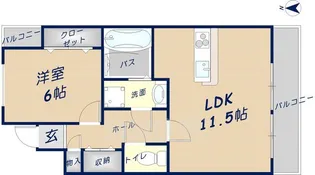 coco vialatte【1階】の間取り