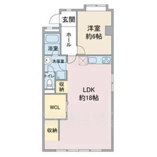 レジデンス明日香【1階】の間取り