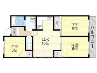 ラビスタ志紀【2階】の間取り
