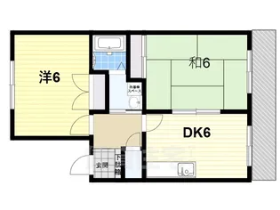 グランドゥール内山【4階】の間取り