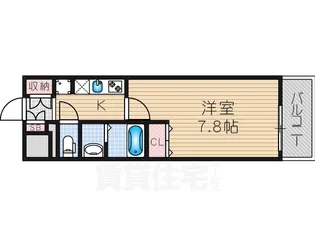 プランドール新大阪SOUTHレジデンス【4階】の間取り
