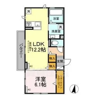 ココット【3階】の間取り