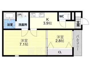 F+style天美東8丁目【3階】の間取り
