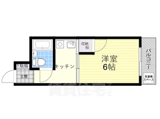 エンビラム野江都島【4階】の間取り