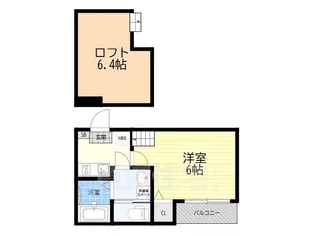 淀ヒルズ【2階】の間取り
