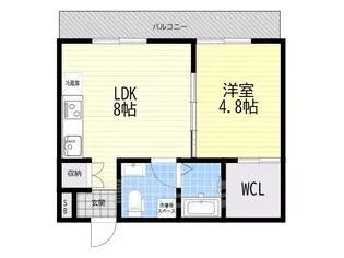 More室町(モア)【5階】の間取り