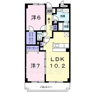 レ・プレジ-ル【4階】の間取り
