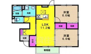 La Luce A【1階】の間取り
