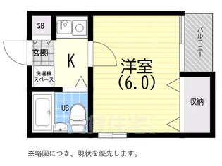 THREE FIELD和田岬【3階】の間取り