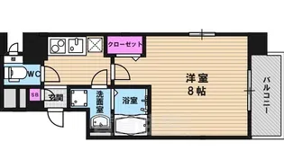「ベラジオ京都烏丸十条」【2階】の間取り