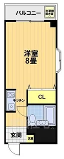 シャンブルN【3階】の間取り