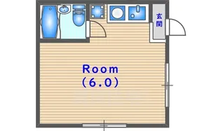 kozy6番館(旧ハイツイシダ)【1階】の間取り