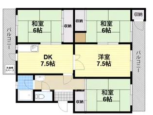 Aマンション【2階】の間取り