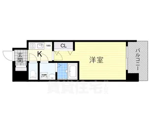レジュールアッシュ塚本レジデンス【6階】の間取り
