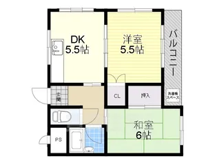 ISE伊勢住宅綾園7703C棟【2階】の間取り