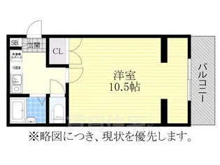 ヒルズ山花【105号室】の間取り