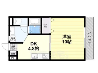 Plaire【308号室】の間取り