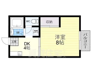 コスモハイツ【A205号室】の間取り